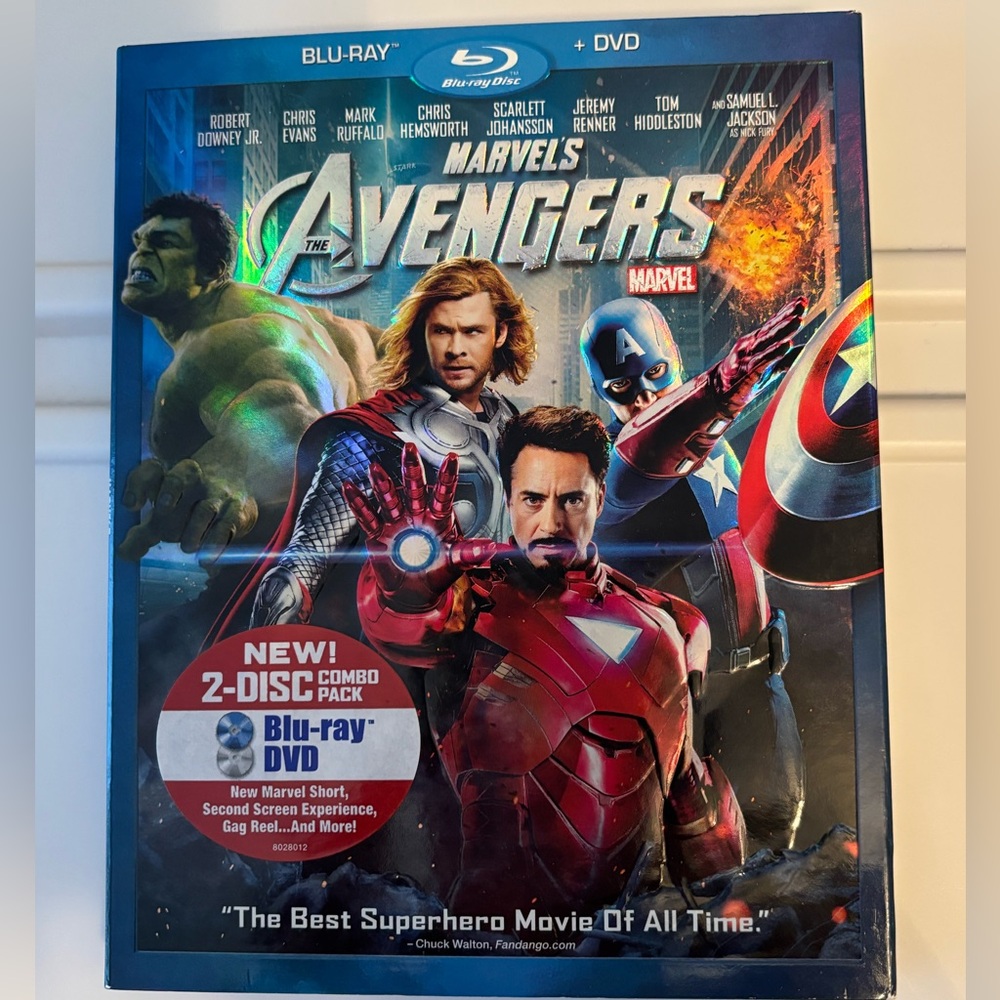 MARVEL The Avengers 2-Disc DVD Blu-Ray